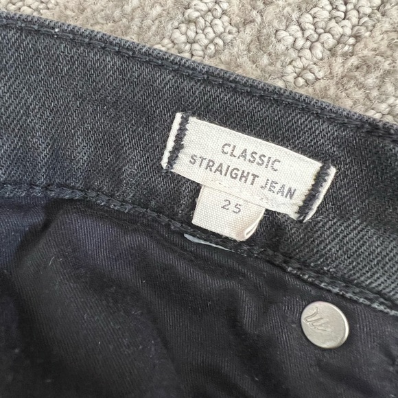 Madewell Classic Straight Jean - Size 25 - Lunar Wash - Picture 3 of 4
